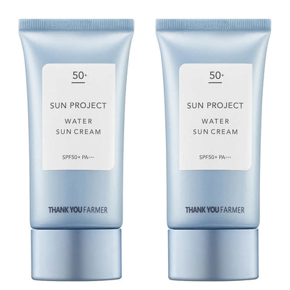 Thank You Farmer Sun Project Water Sun Cream SPF50+ 1.75 fl oz, 2-pack