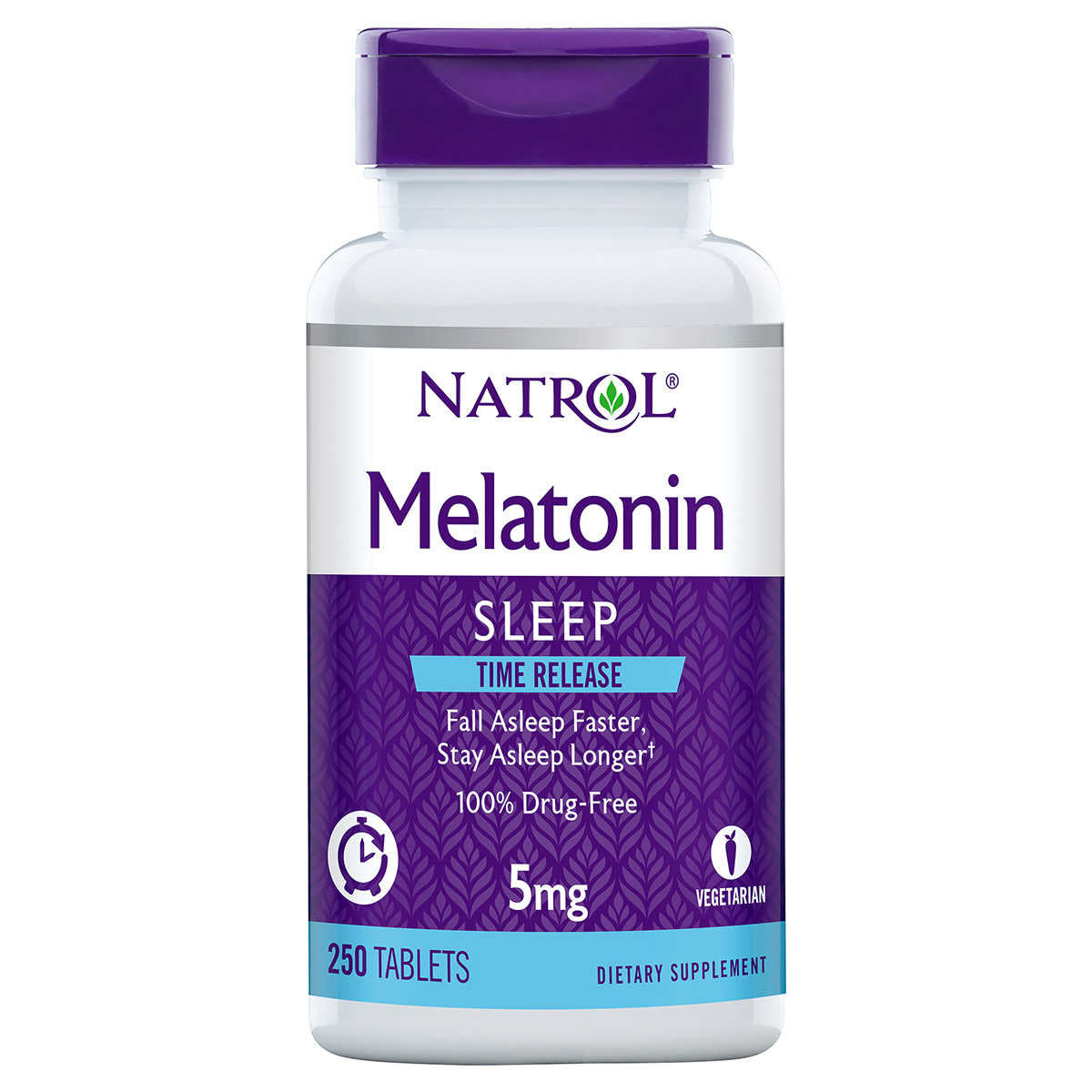 Natrol Melatonin Time Release 5 mg., 250 Tablets