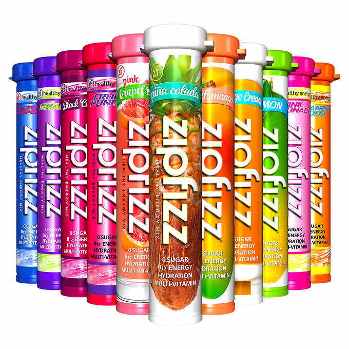 Zipfizz Multi-Vitamin Energy Hydration Drink Mix, 30 Tubes