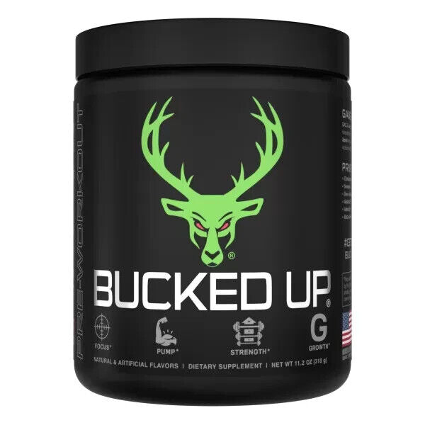BUCKED UP PRE-WORKOUT-FOCUS-PUMP-GROWTH (30 SERVINGS) Watermelon